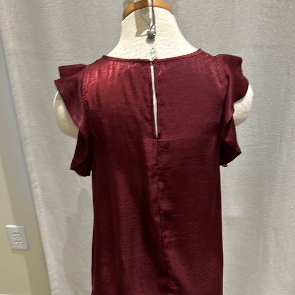 Satin Ruffled shirt - Picture 3 of 3